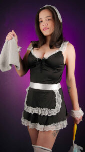 One piece sexy maid outfit